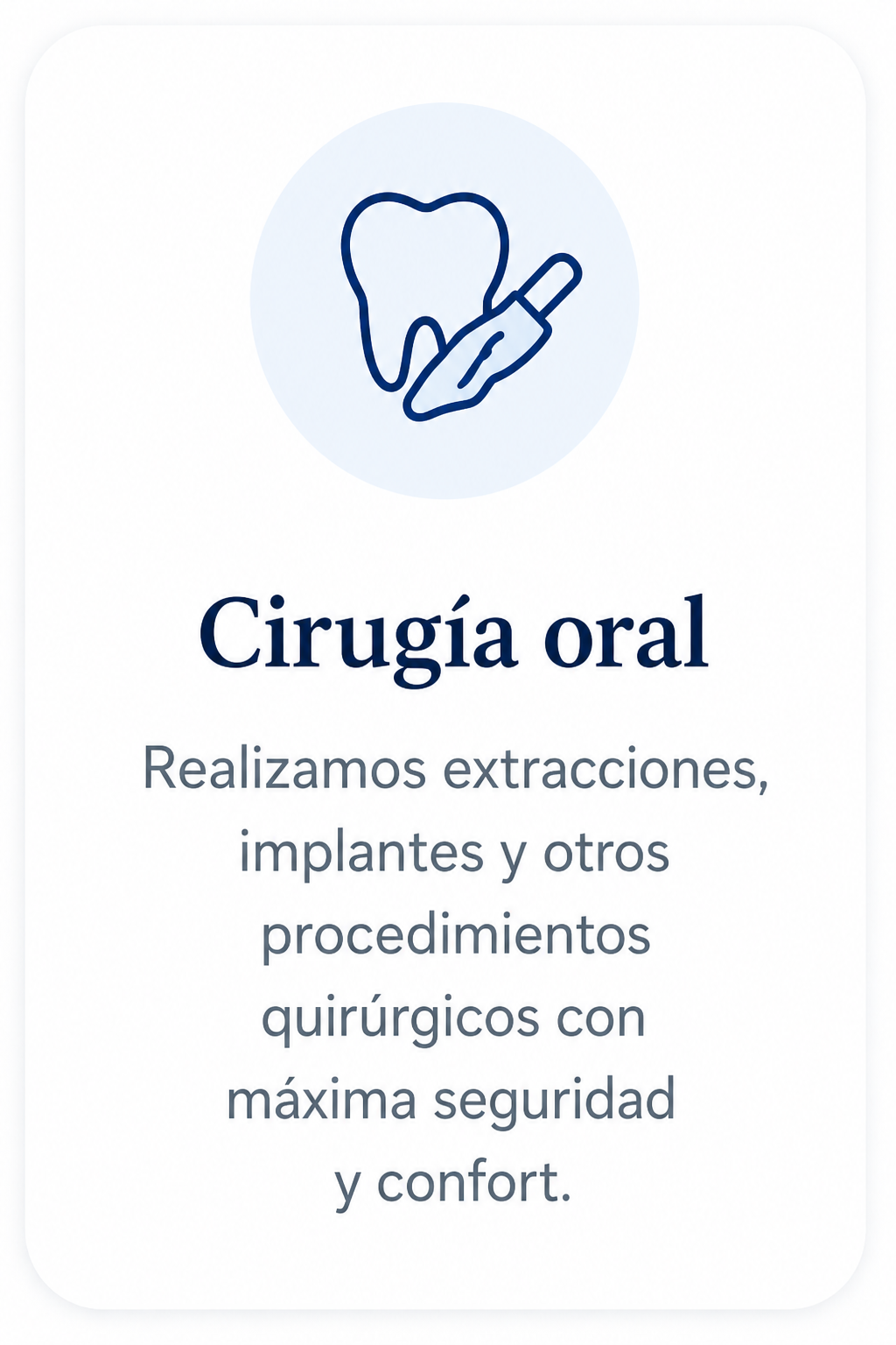 Cirugía oral en Clínica Dental Ruiz de Clavijo en Logroño para extracciones dentales y tratamientos quirúrgicos con atención personalizada