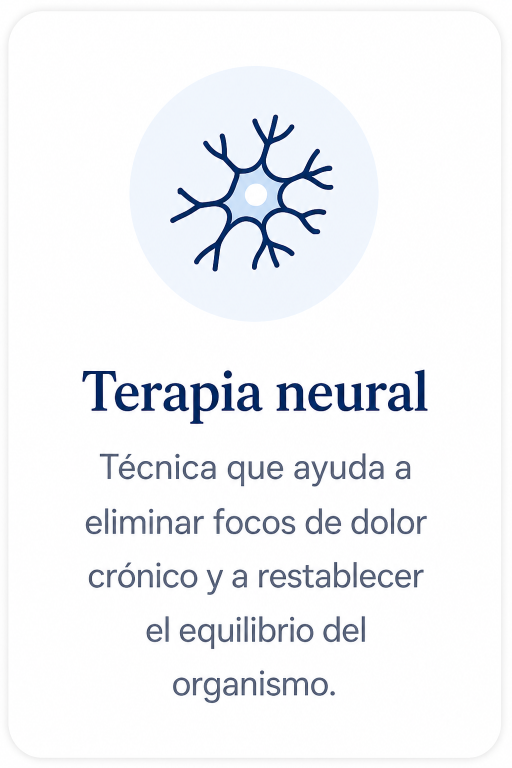 Terapia neural en Clínica Dental Ruiz de Clavijo en Logroño como tratamiento complementario para el bienestar y equilibrio del paciente